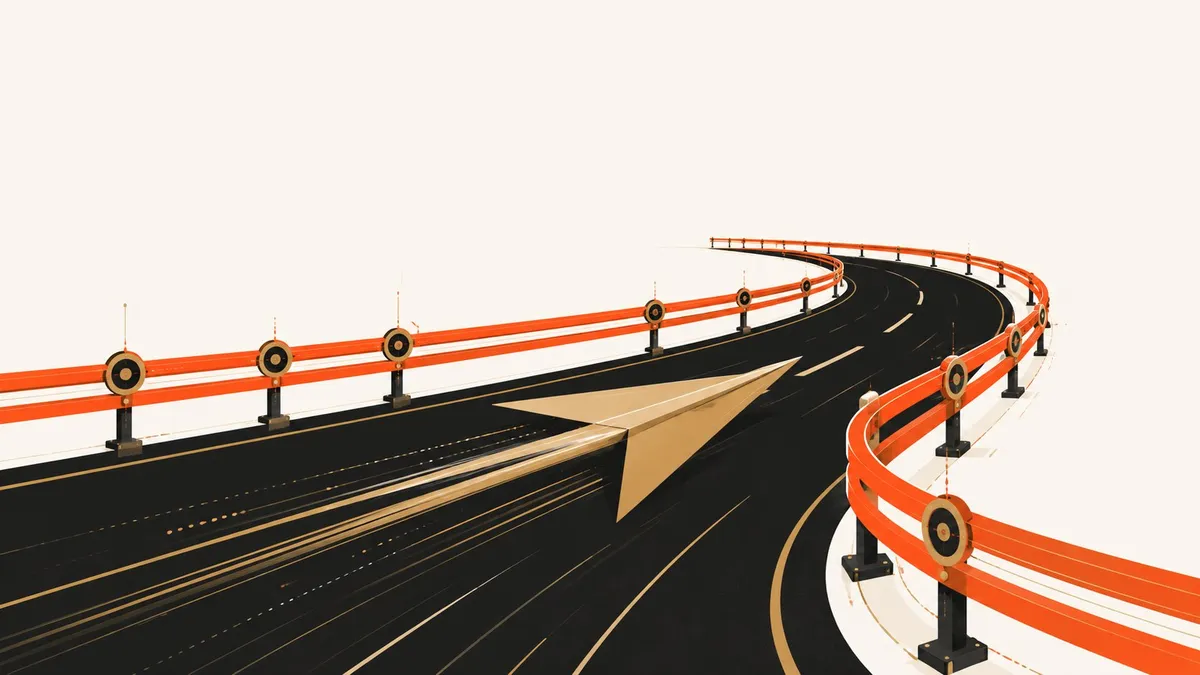 Illustration for an article on board-level AI guardrails