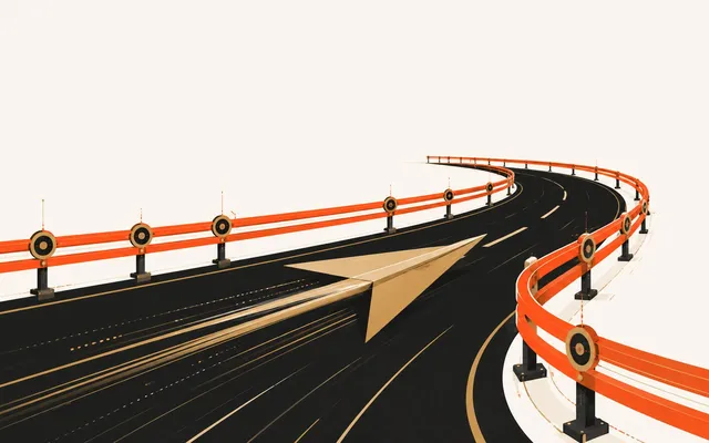 Illustration for an article on board-level AI guardrails