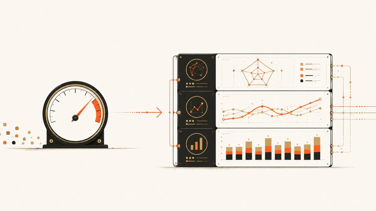 Illustration for a guide to measuring AI return on investment