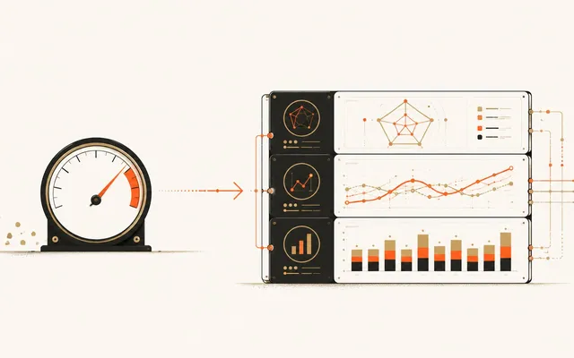 Illustration for a guide to measuring AI return on investment